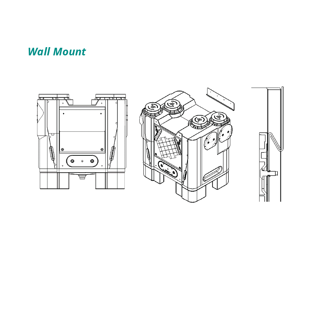 aircycle 3.1 HRV wall mount