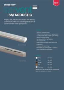 Airvent SM Acoustic 2018